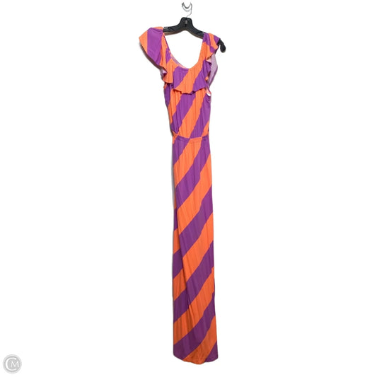Dress Designer By Lilly Pulitzer In Orange & Purple, Size: L