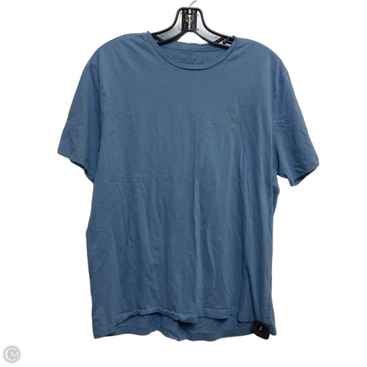 Top Short Sleeve Designer By All Saints In Blue, Size: Xxl