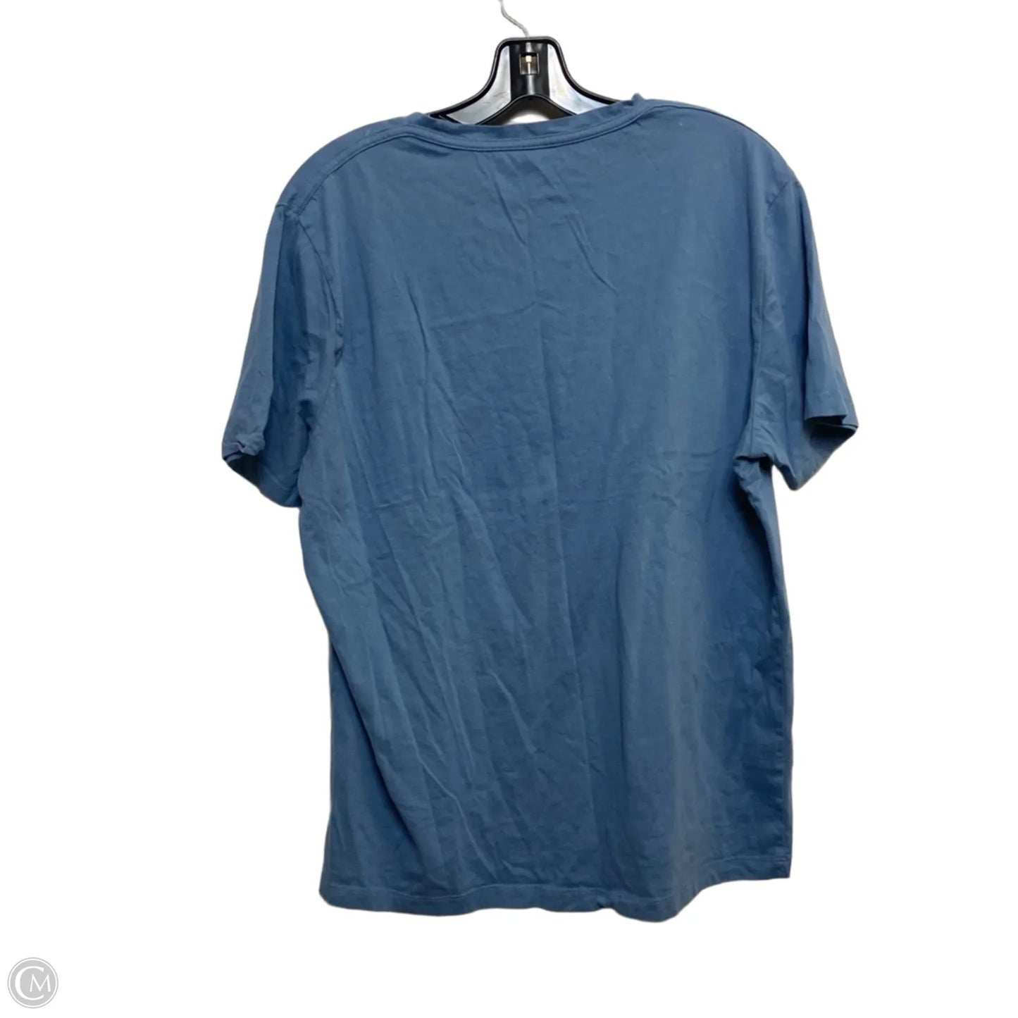Top Short Sleeve Designer By All Saints In Blue, Size: Xxl