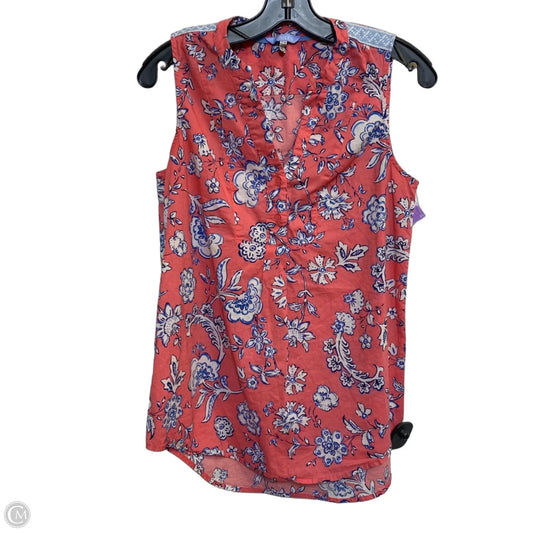 Top Sleeveless By Joules In Pink, Size: S