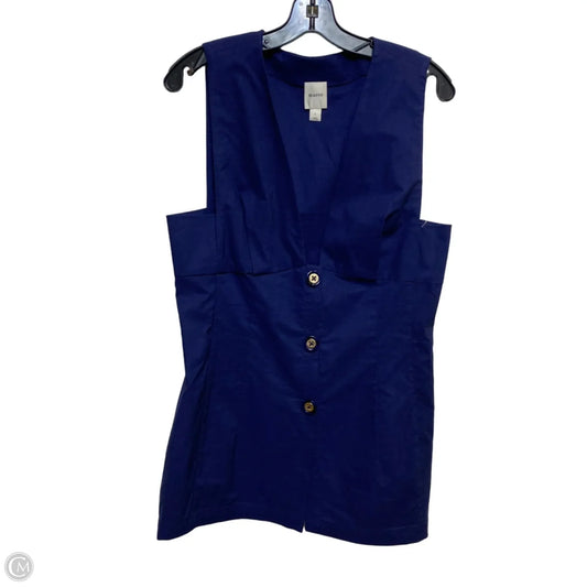 Top Sleeveless By Maeve In Blue, Size: L