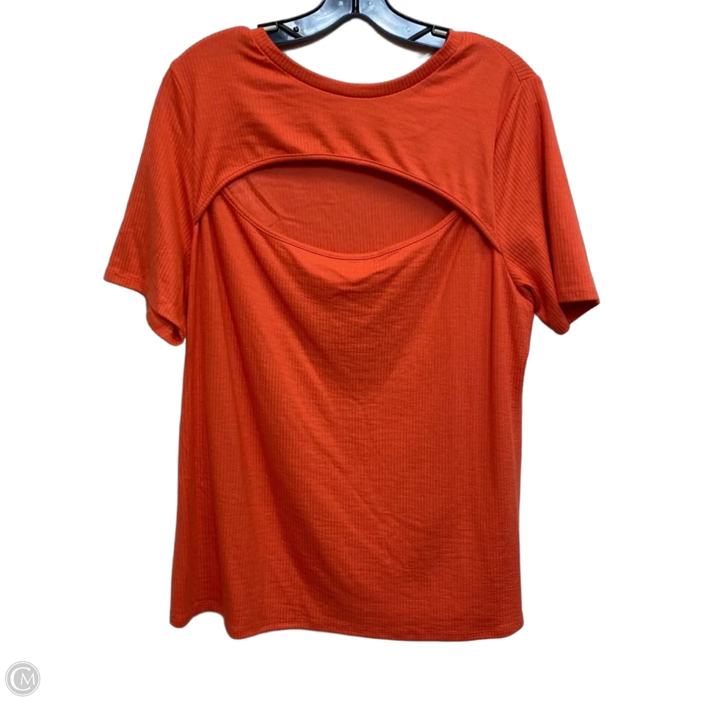 Top Short Sleeve By Ava & Viv In Pink, Size: 1x