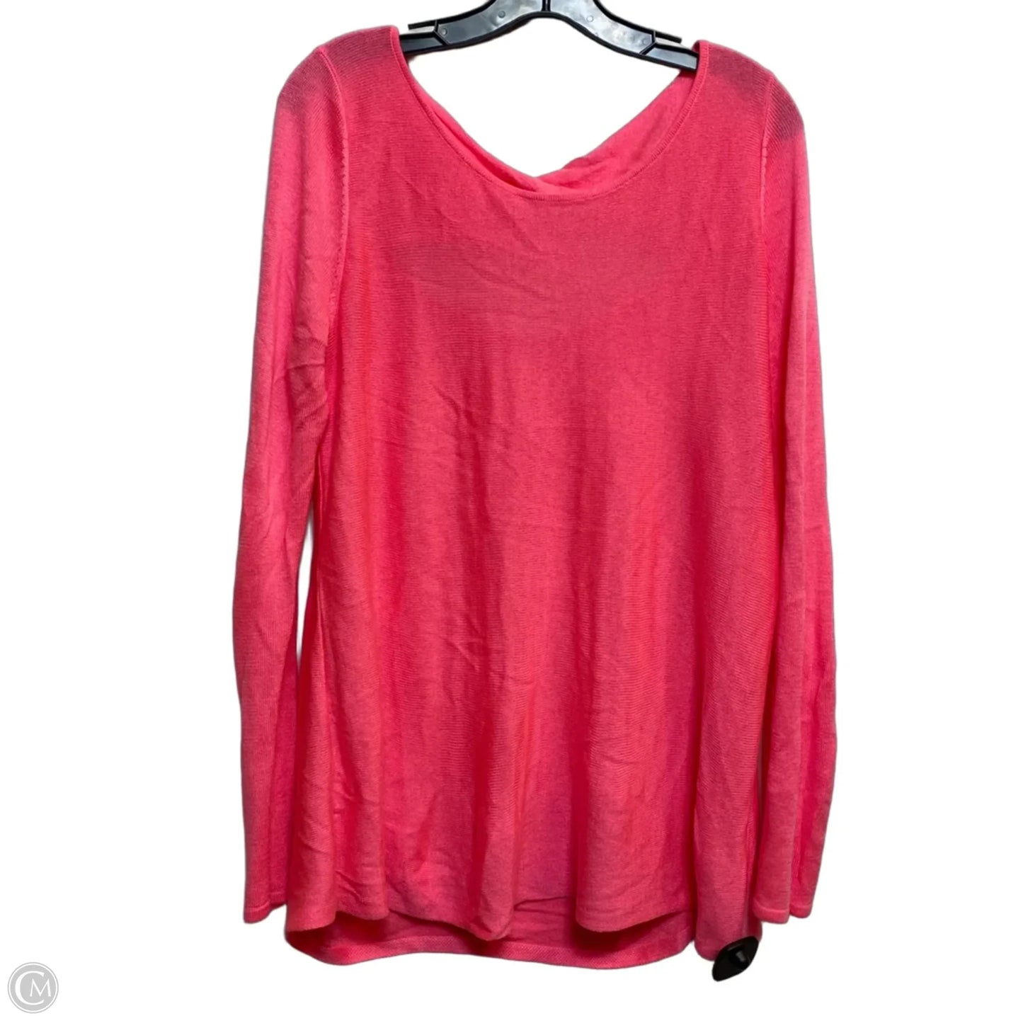 Top Long Sleeve Designer By Lilly Pulitzer In Pink, Size: Xl