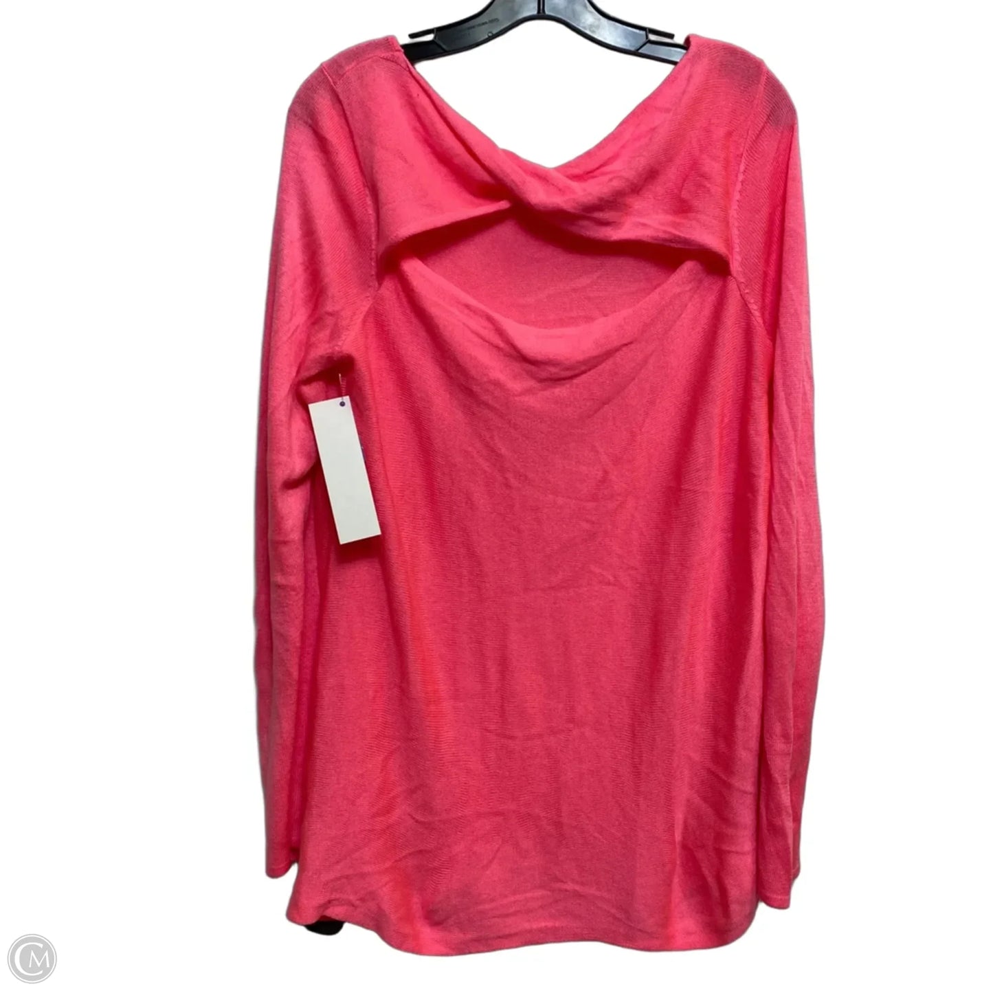 Top Long Sleeve Designer By Lilly Pulitzer In Pink, Size: Xl