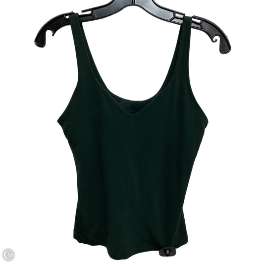 Athletic Tank Top By Lululemon In Green, Size: M