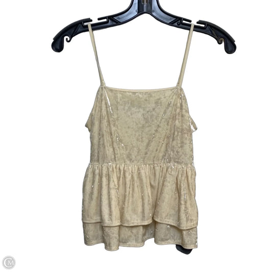 Top Sleeveless By American Eagle In Cream, Size: Xs