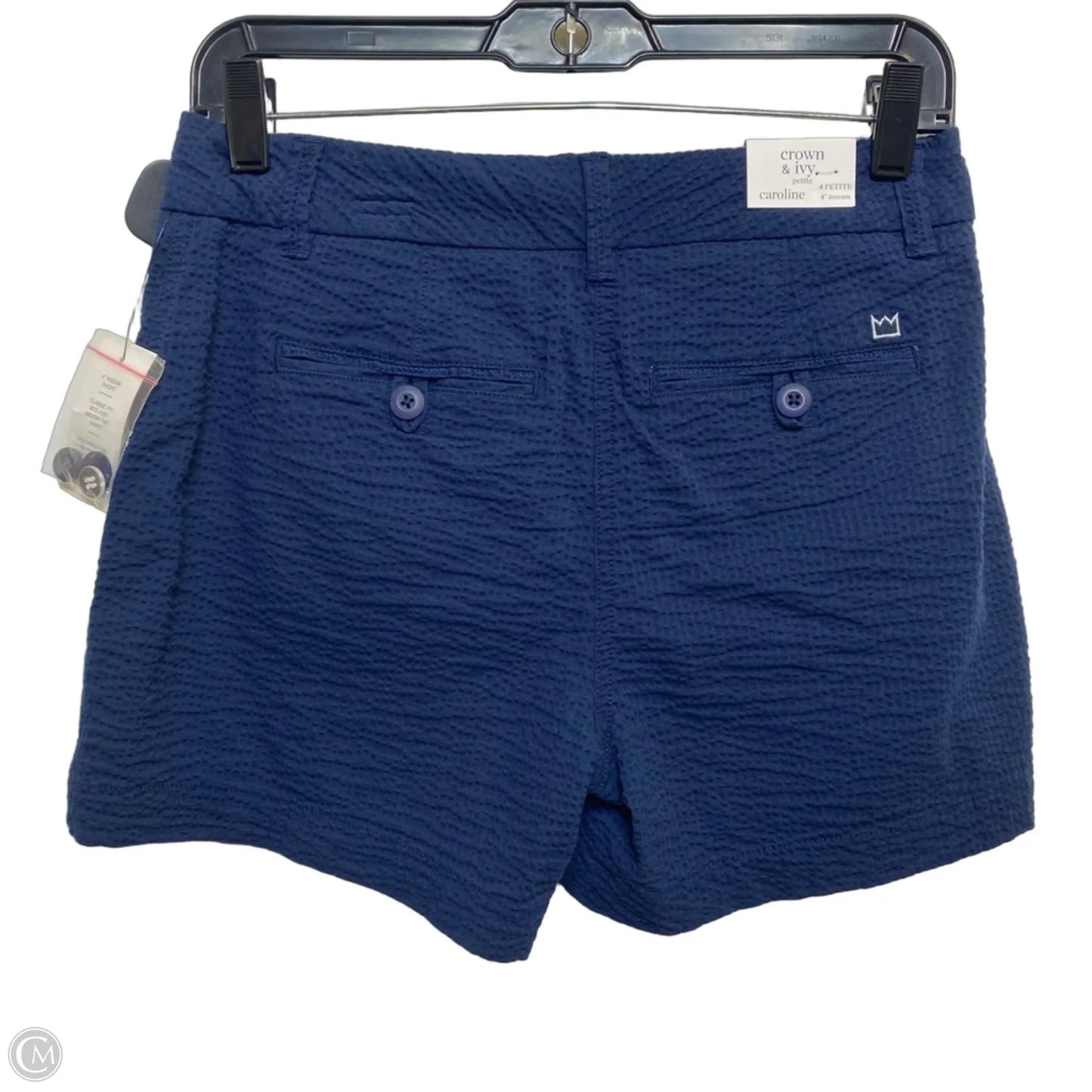 Shorts By Crown And Ivy In Navy, Size: 4p