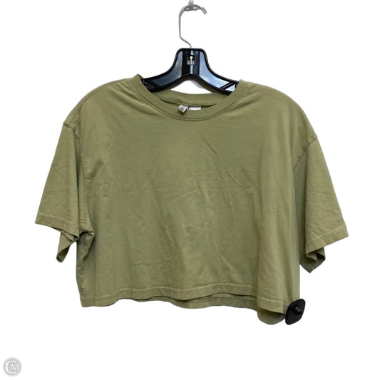Top Short Sleeve By Divided In Green, Size: M