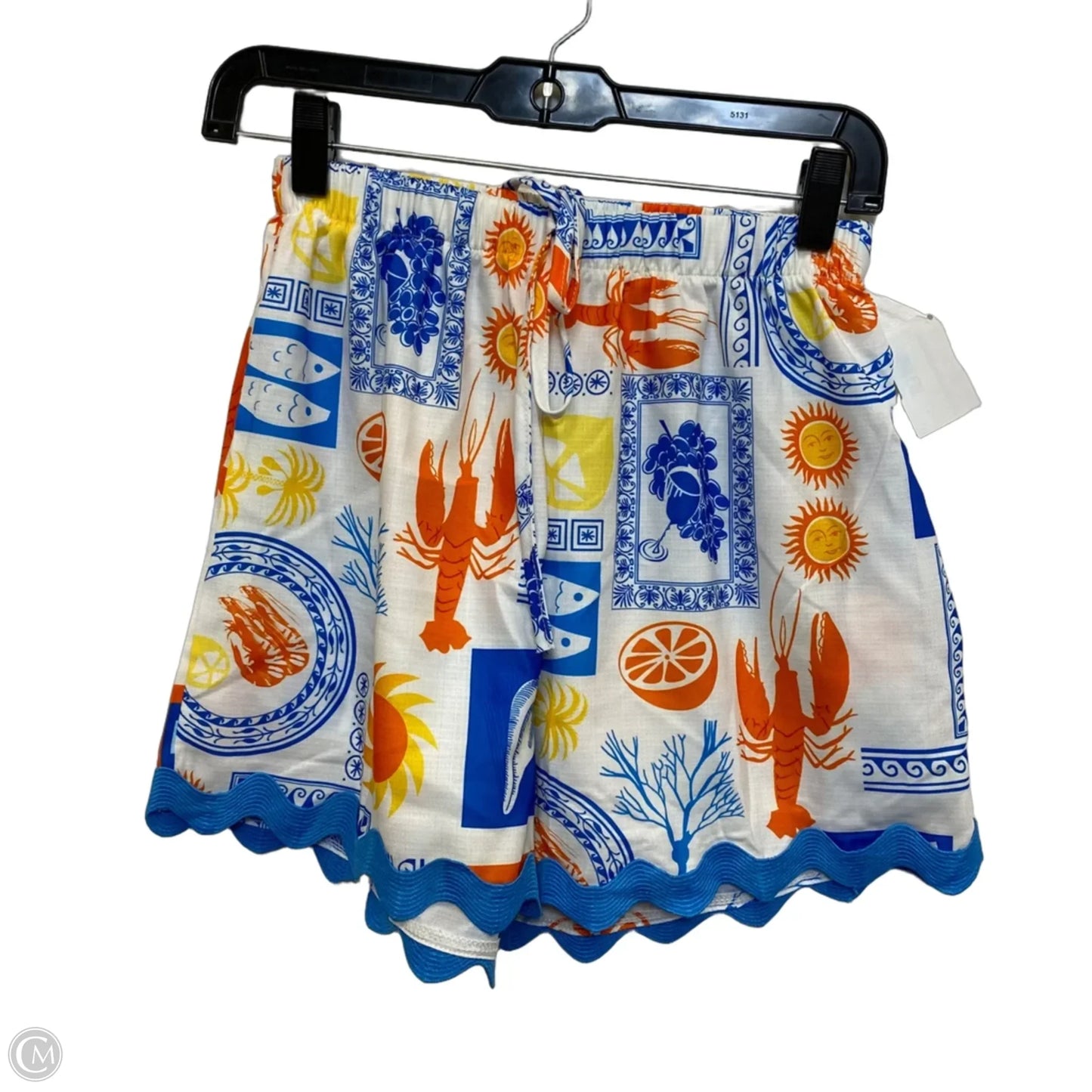 Shorts Set By Cmf In Blue & Orange, Size: S