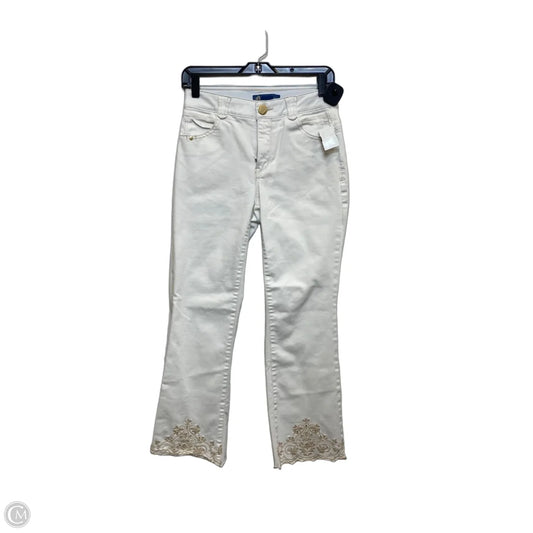 Jeans Straight By Democracy In Cream, Size: 2