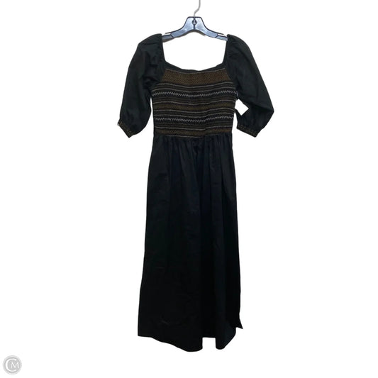Dress Casual Midi By Old Navy In Black, Size: M