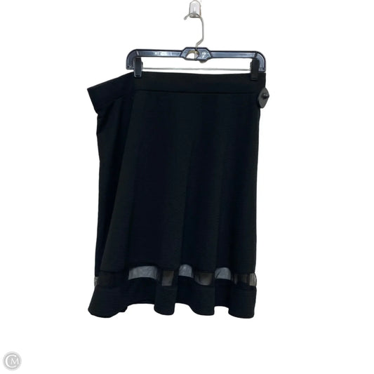 Skirt Mini & Short By Faith And Joy In Black, Size: 2x