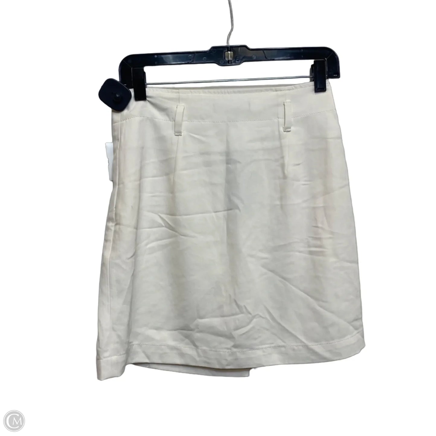 Skirt Mini & Short By Banana Republic In Cream, Size: Xs