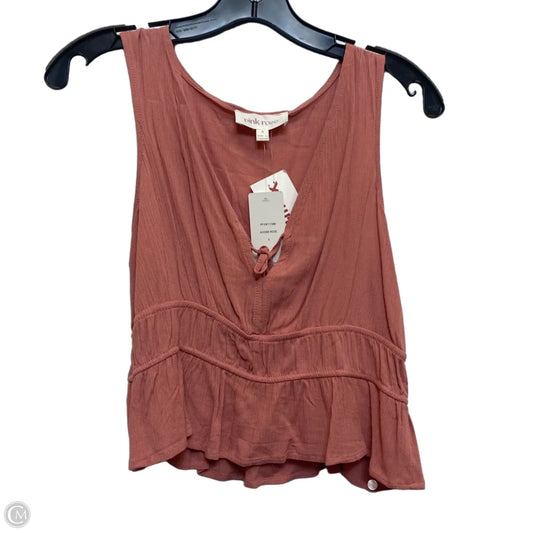 Top Sleeveless By Pink Rose In Pink, Size: S