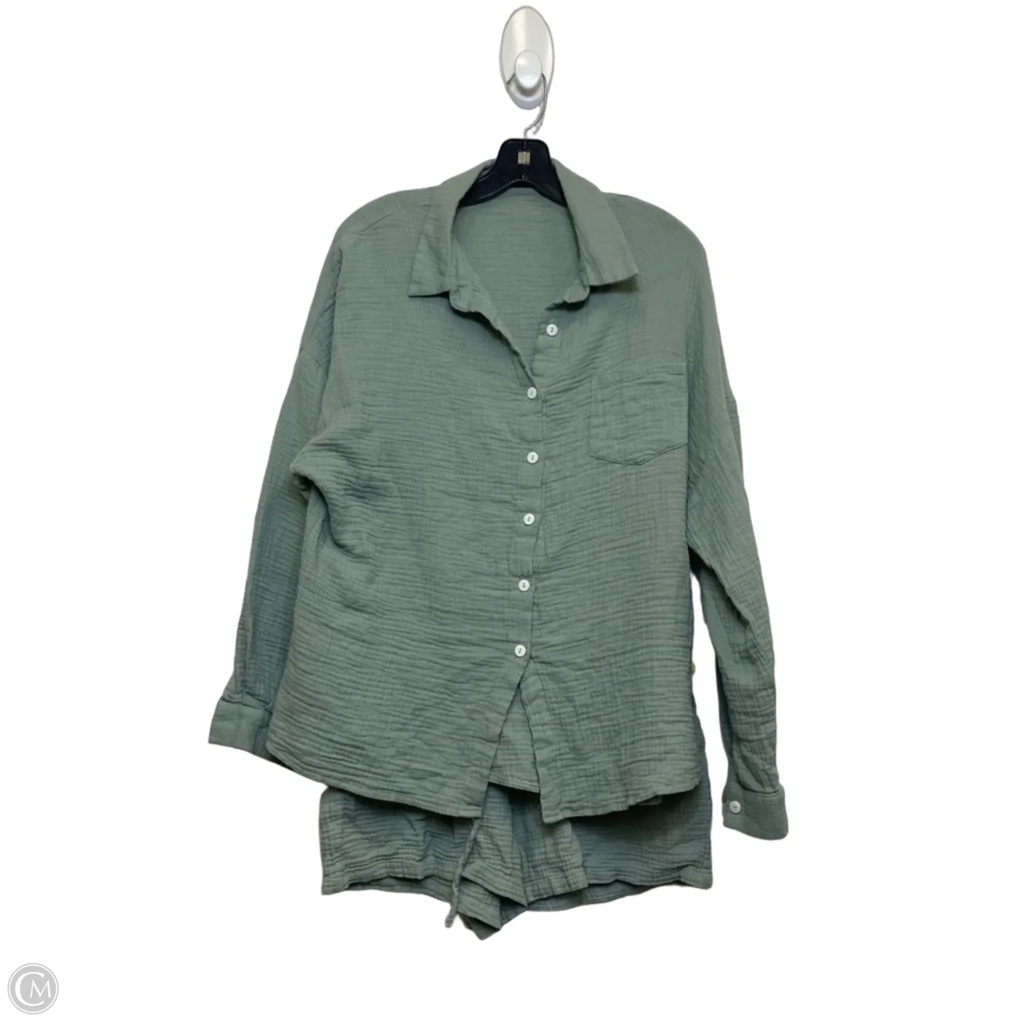 Shorts Set By Automet In Green, Size: L