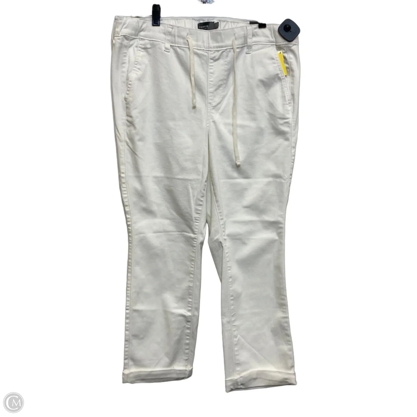 Jeans Boyfriend By Torrid In White, Size: 1x