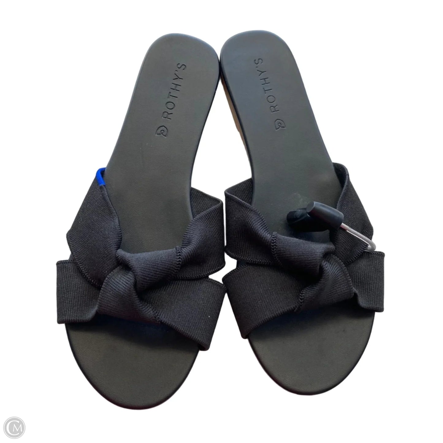 Sandals Designer By Rothys In Black, Size: 8.5