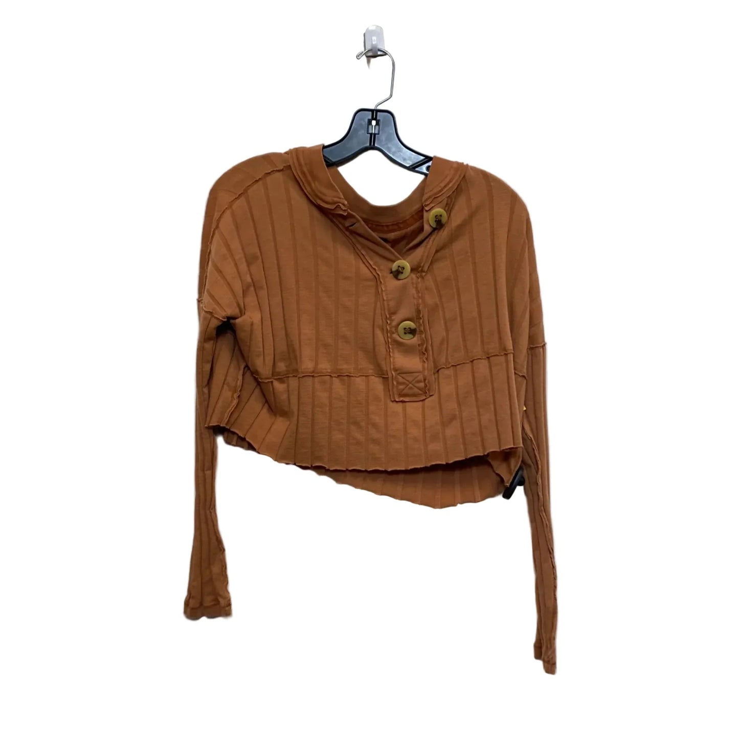 Top Long Sleeve By We The Free In Orange, Size: Xs