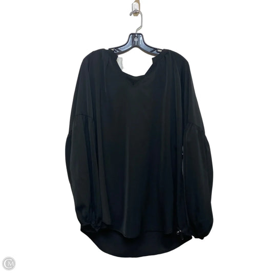 Top Long Sleeve By Clothes Mentor In Black, Size: 2x