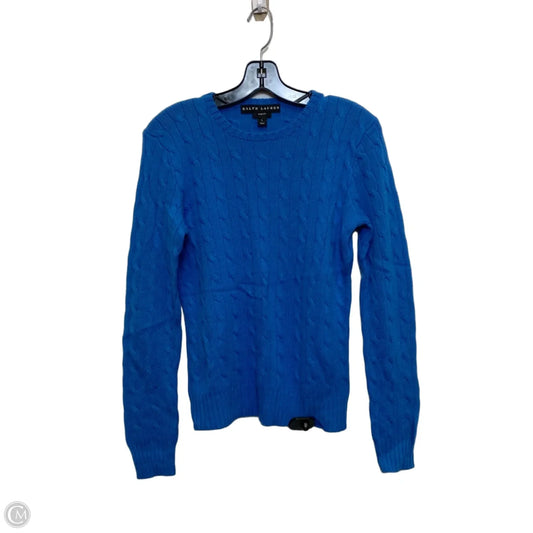 Top Long Sleeve By Ralph Lauren In Blue, Size: L