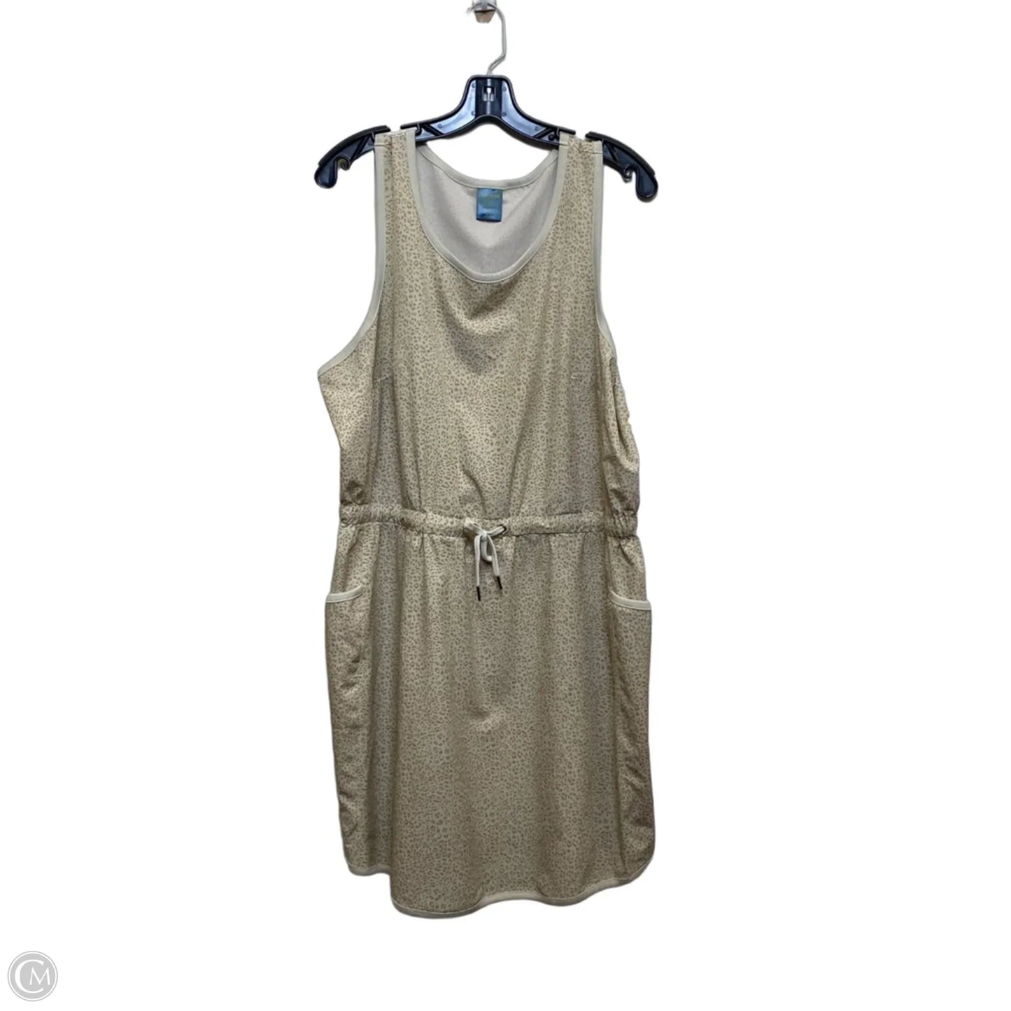 Athletic Dress By Tek Gear In Cream, Size: Xl