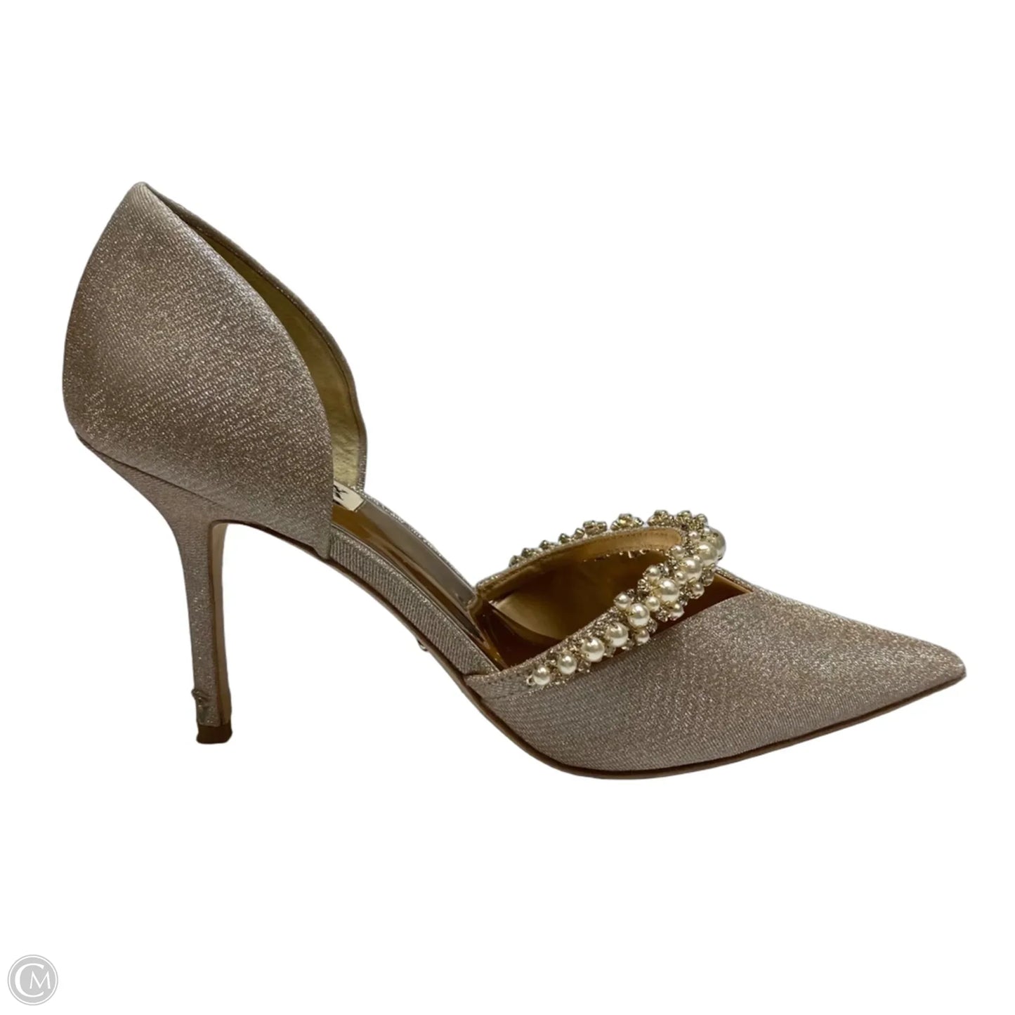 Shoes Designer By Badgley Mischka In Rose Gold, Size: 8.5