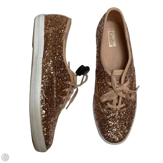 Shoes Sneakers By Keds In Rose Gold, Size: 8
