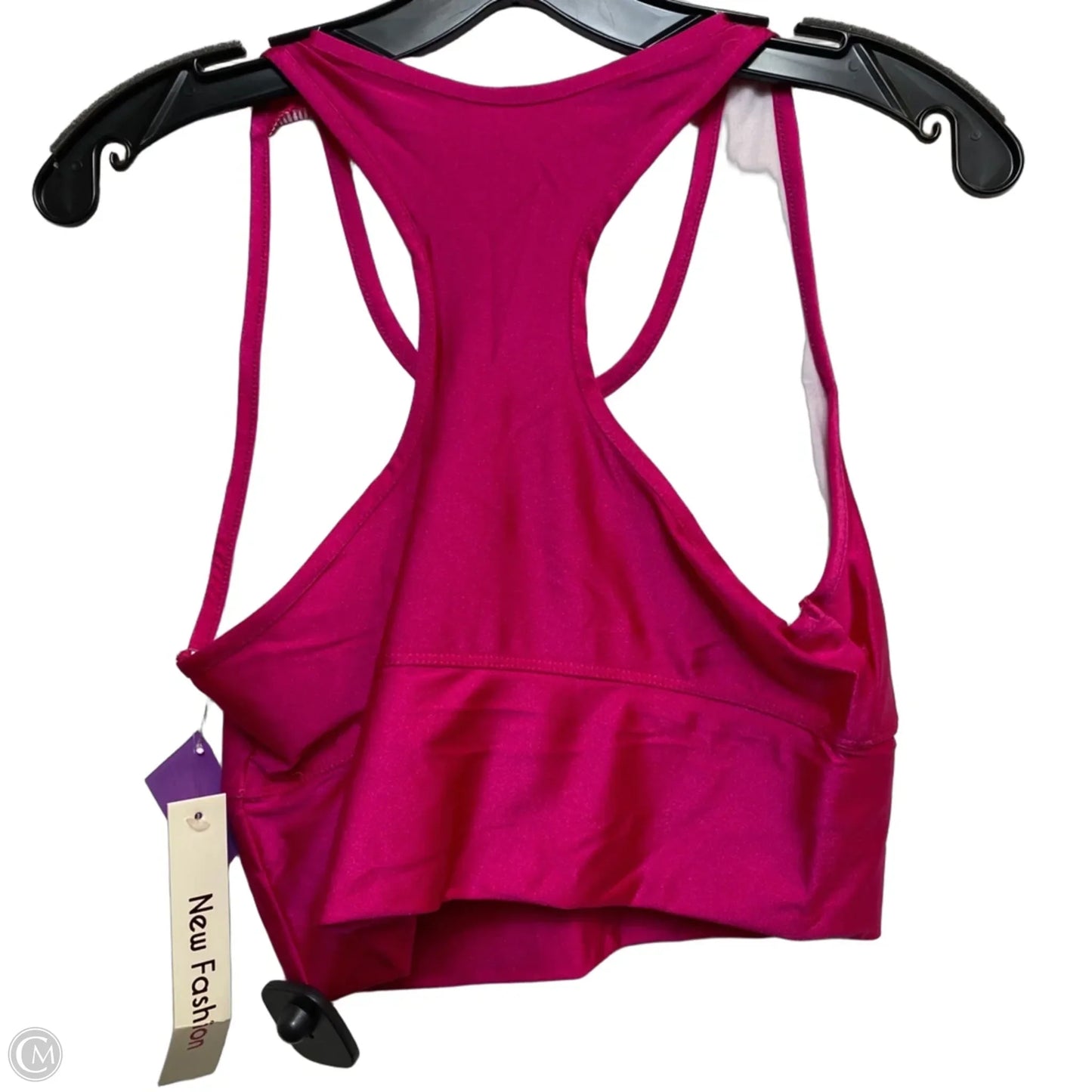 Athletic Bra By New Fashion In Pink, Size: L