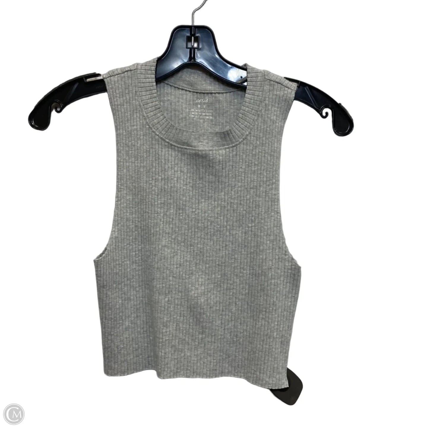 Top Sleeveless Basic By Aerie In Grey, Size: M