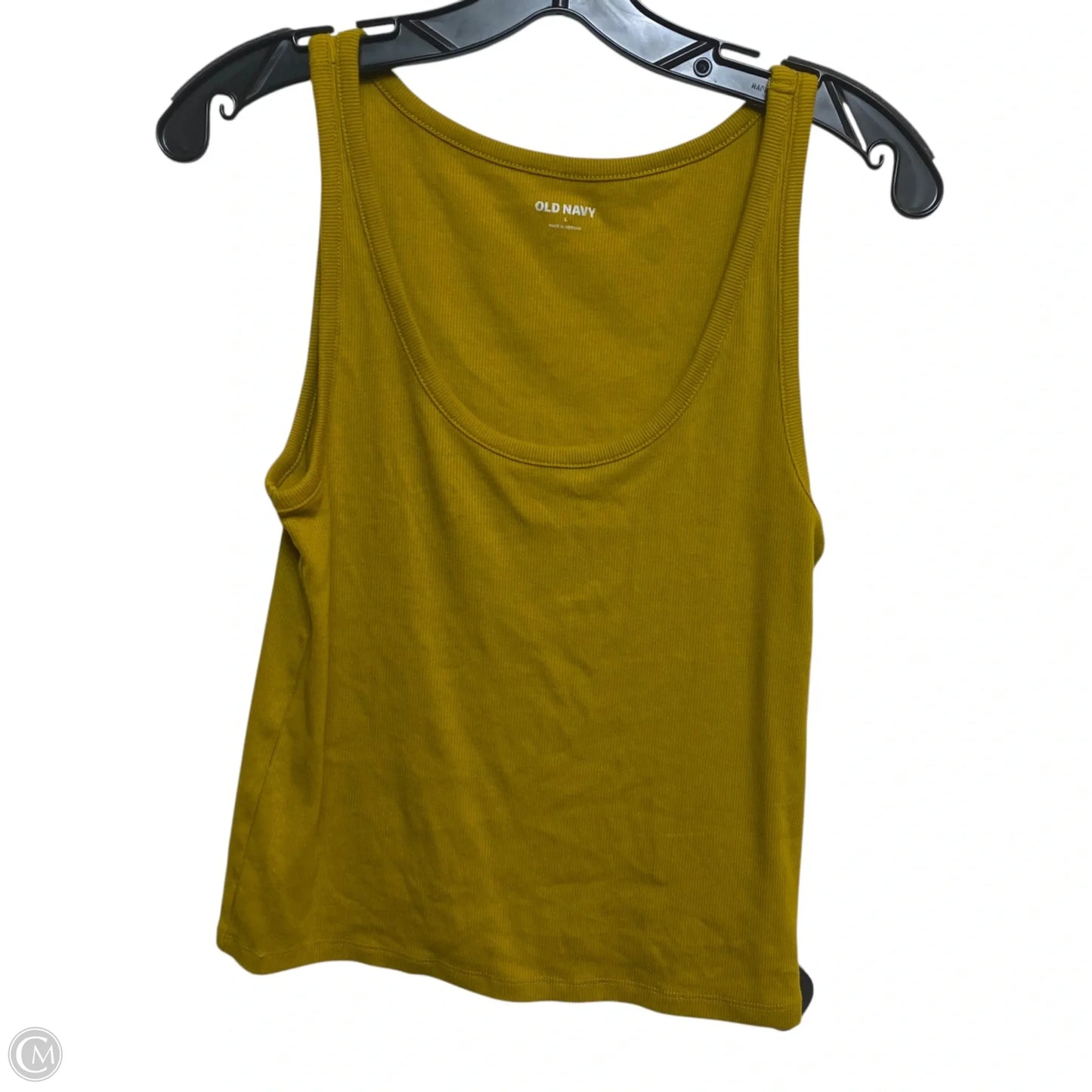 Top Sleeveless By Old Navy In Yellow, Size: L