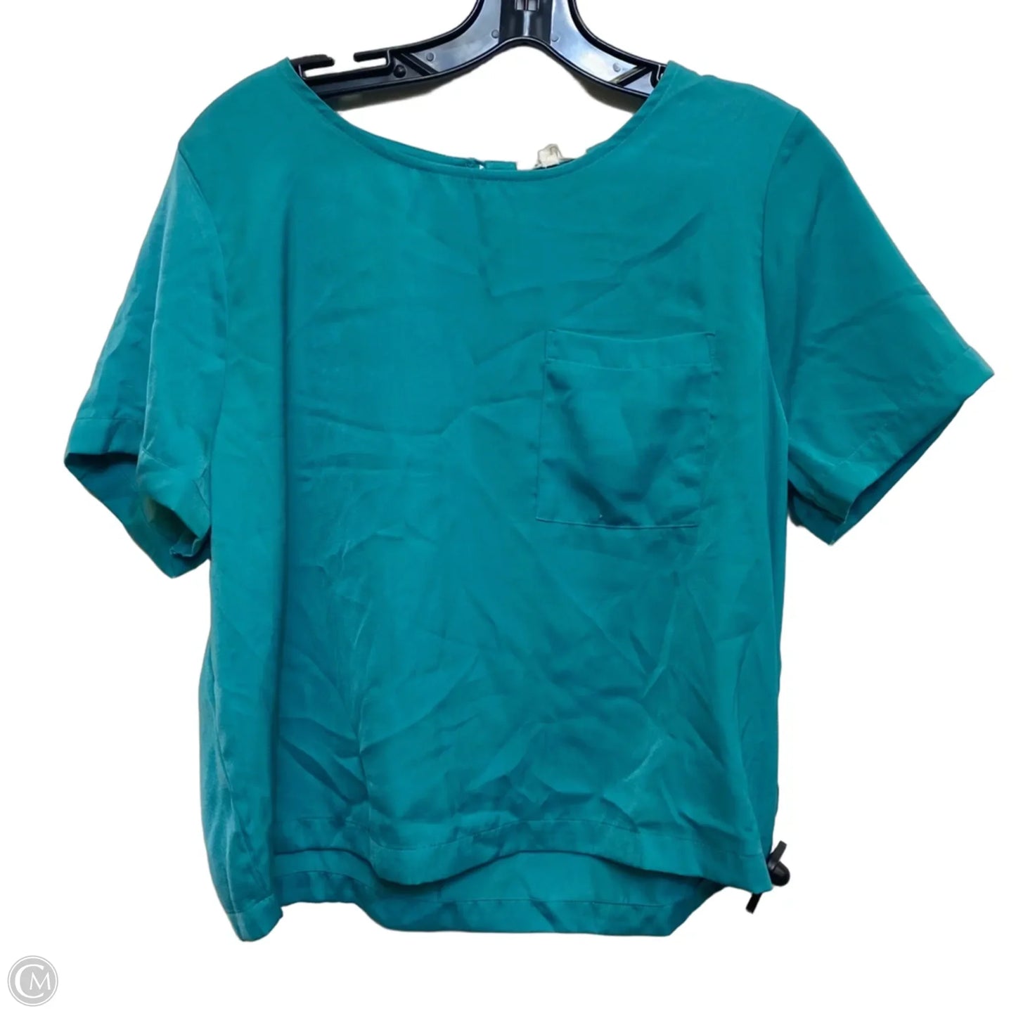 Top Short Sleeve By Pleione In Green, Size: Large