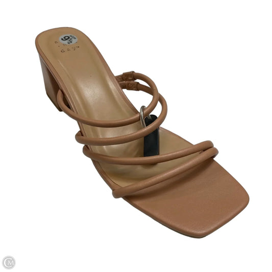 Sandals Heels Block By A New Day In Pink, Size: 9.5