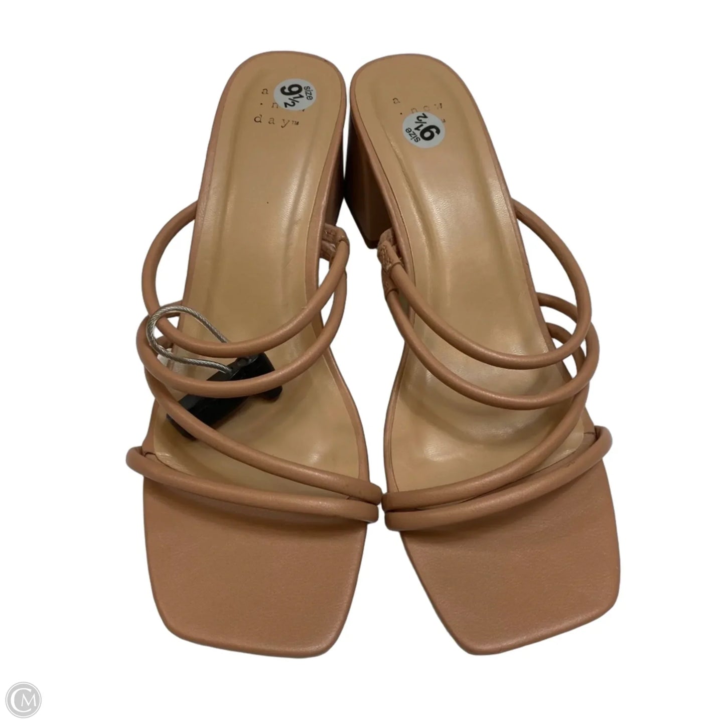 Sandals Heels Block By A New Day In Pink, Size: 9.5