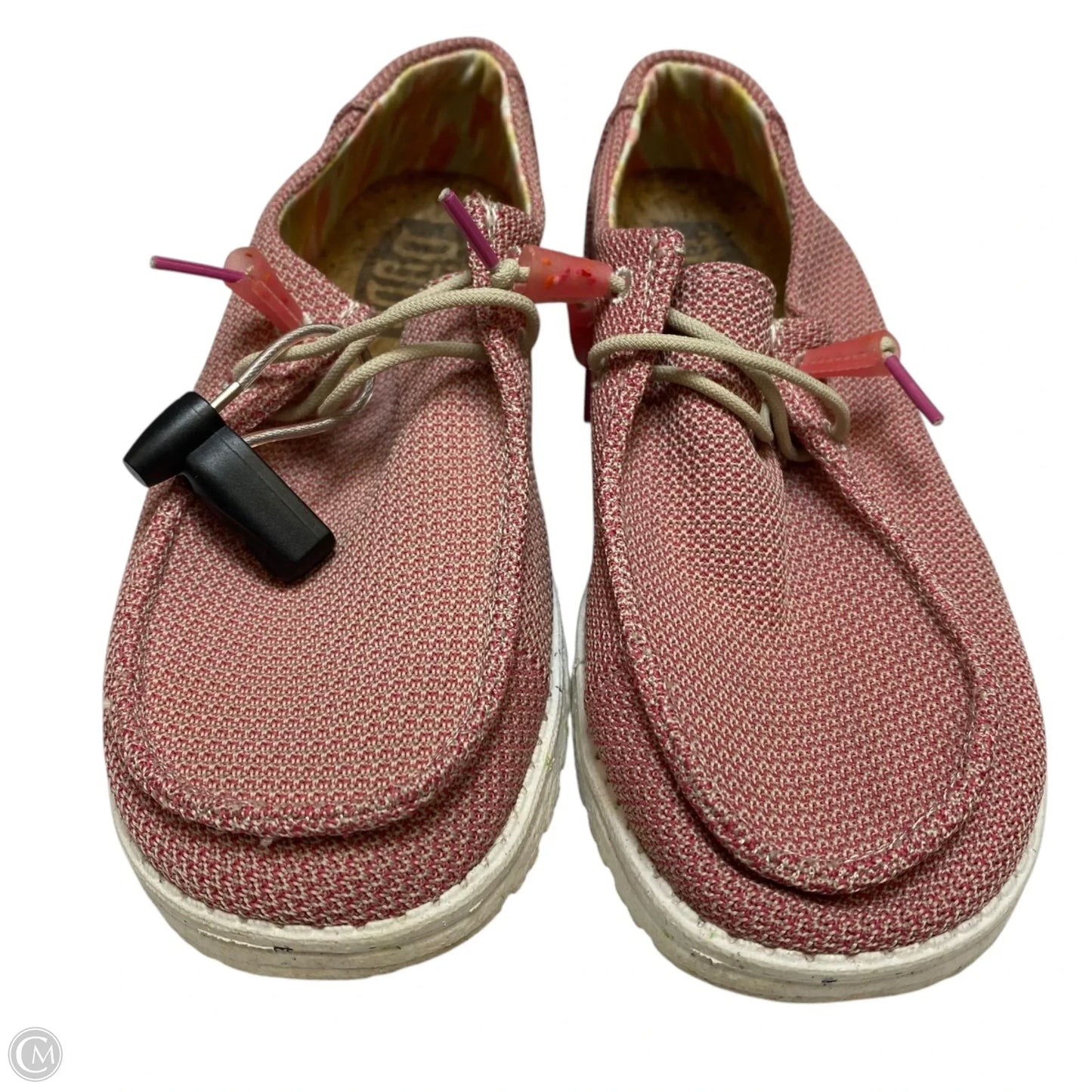 Shoes Flats By Hey Dude In Red, Size: 9