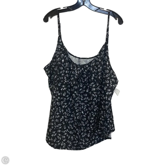 Top Sleeveless By Clothes Mentor In Black & White, Size: 2x