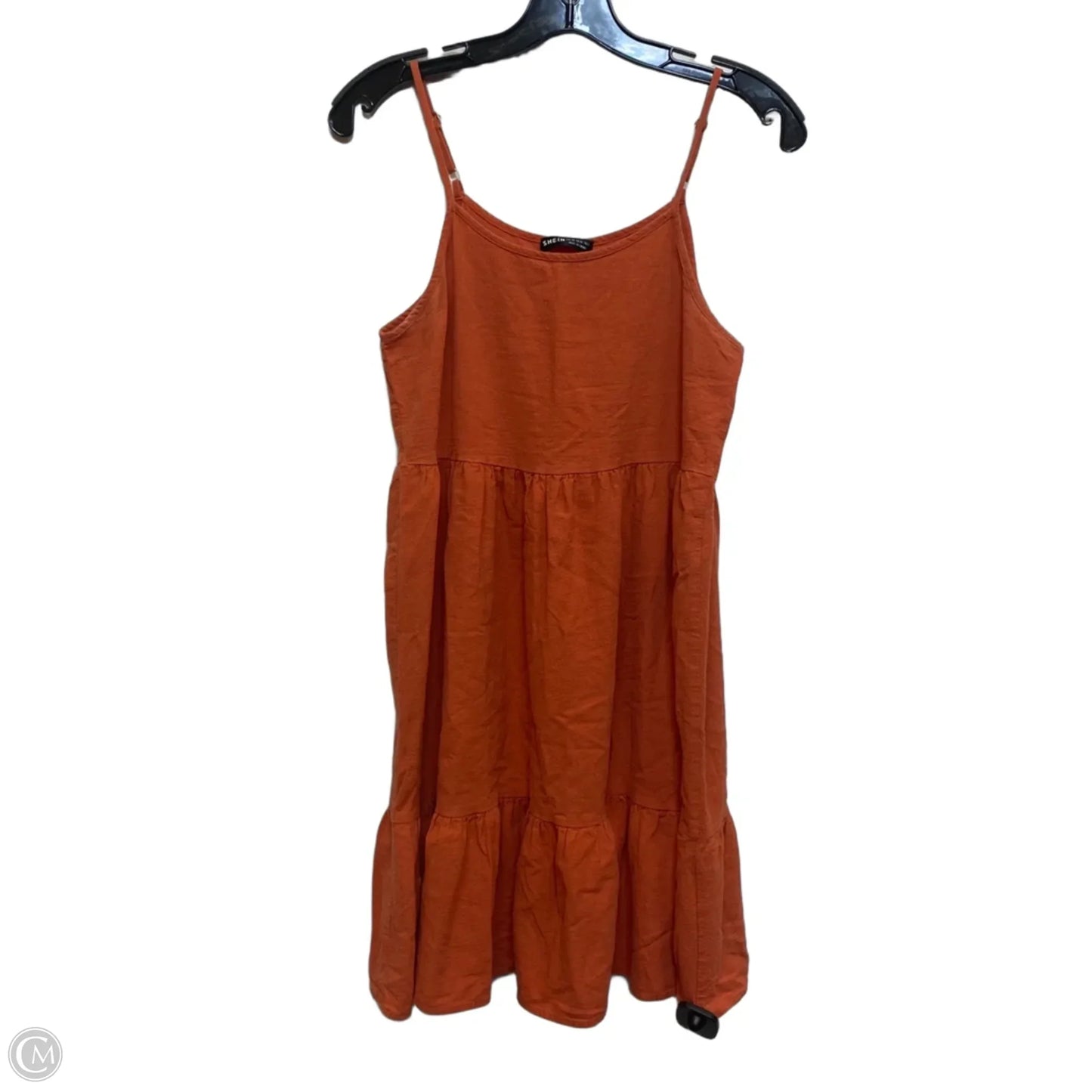 Dress Casual Short By Shein In Orange, Size: Xs