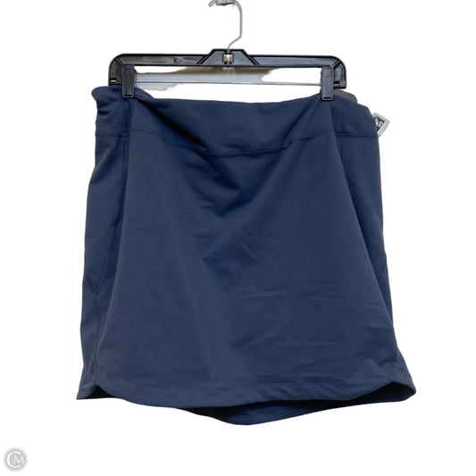 Athletic Skort By Columbia In Blue, Size: Xl