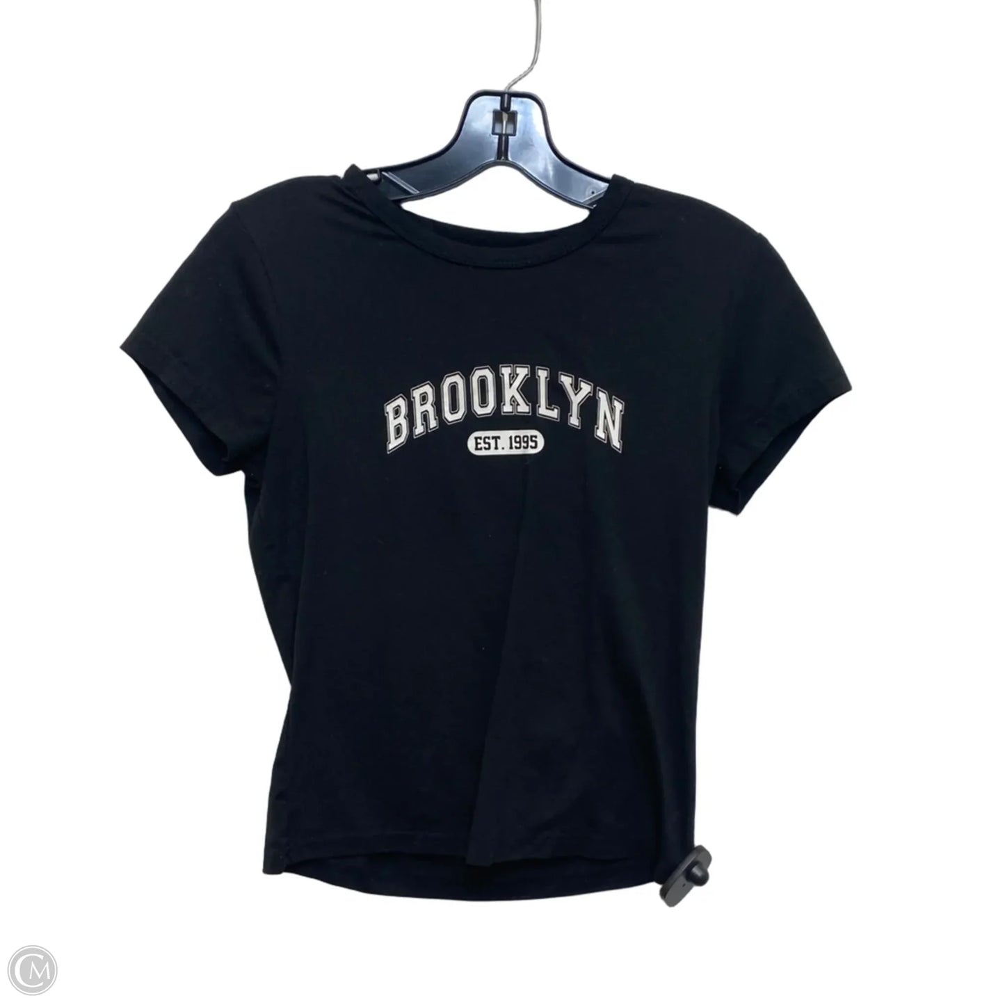 Top Short Sleeve By Orange Kiss In Black, Size: M