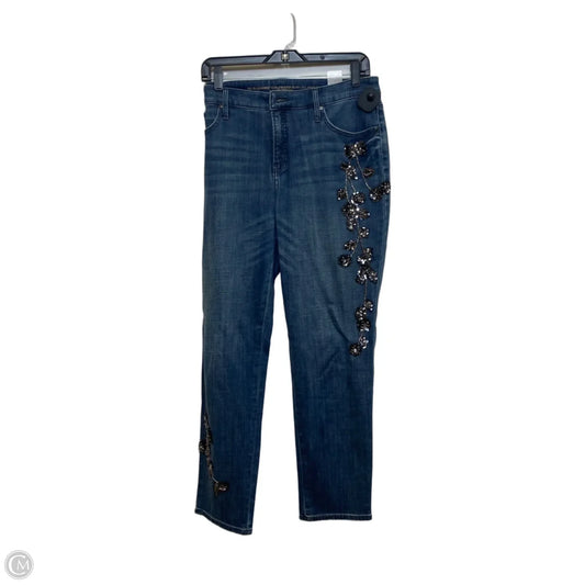 Jeans Straight By Chicos In Blue, Size: 12