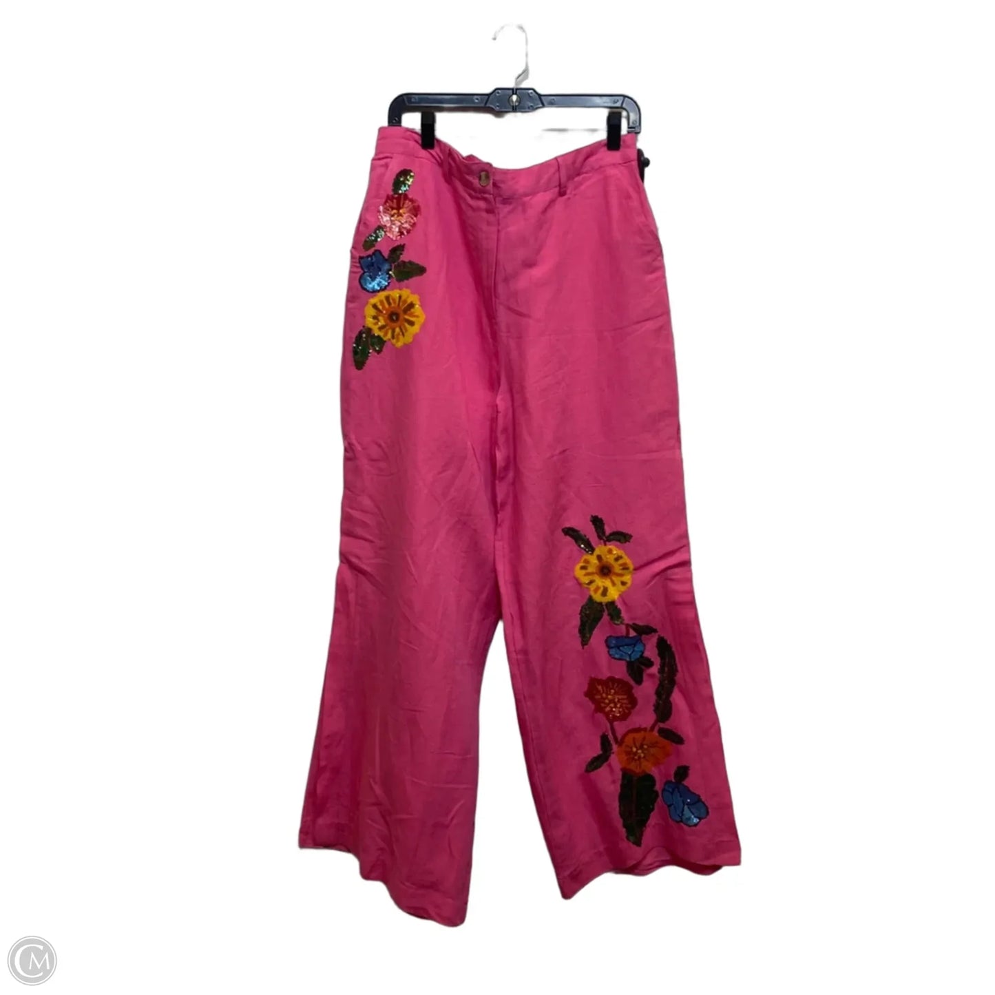 Pants Wide Leg By Boston Proper In Pink, Size: 14