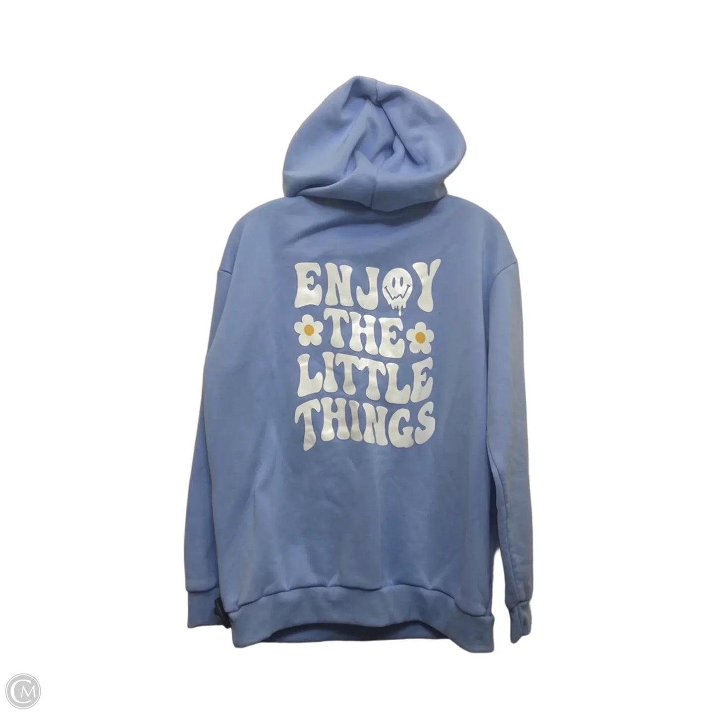 Sweatshirt Hoodie By Shein In Blue, Size: L