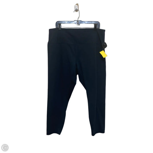 Athletic Leggings Capris By Rbx In Navy, Size: 2x