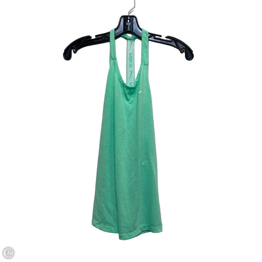 Athletic Tank Top By Nike Apparel In Green, Size: S