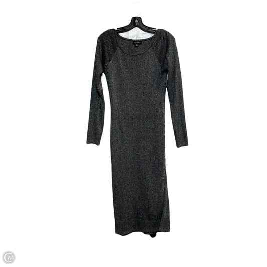 Dress Casual Midi By Say What In Grey, Size: Xl
