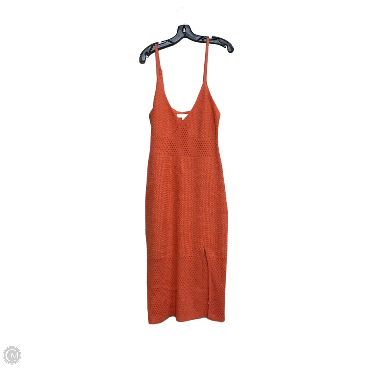 Dress Sweater By Madden Nyc In Orange, Size: L