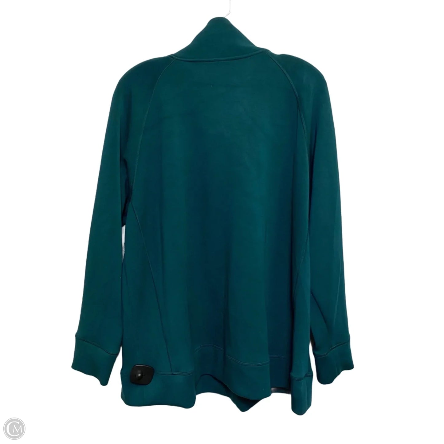 Athletic Sweatshirt Collar By Livi Active In Green, Size: 1x
