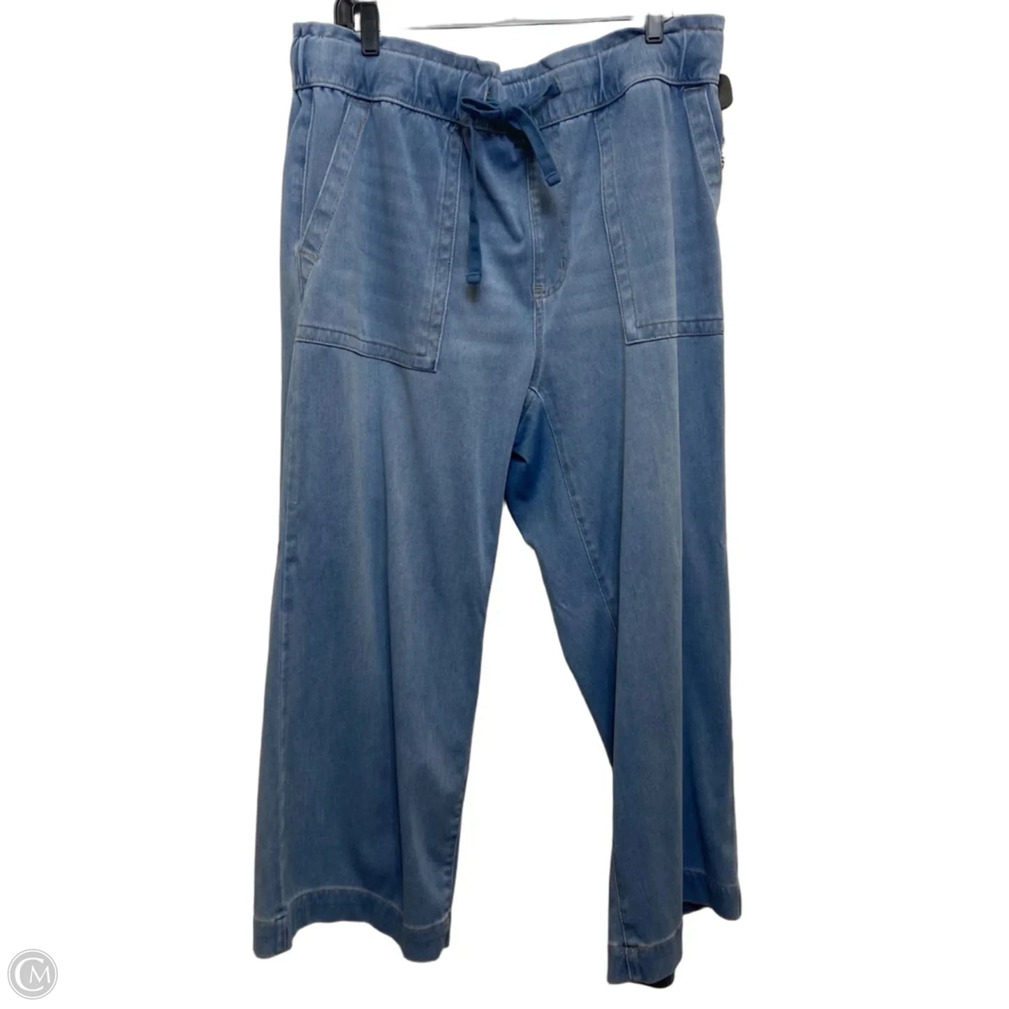 Jeans Wide Leg By Terra & Sky In Blue Denim, Size: 18