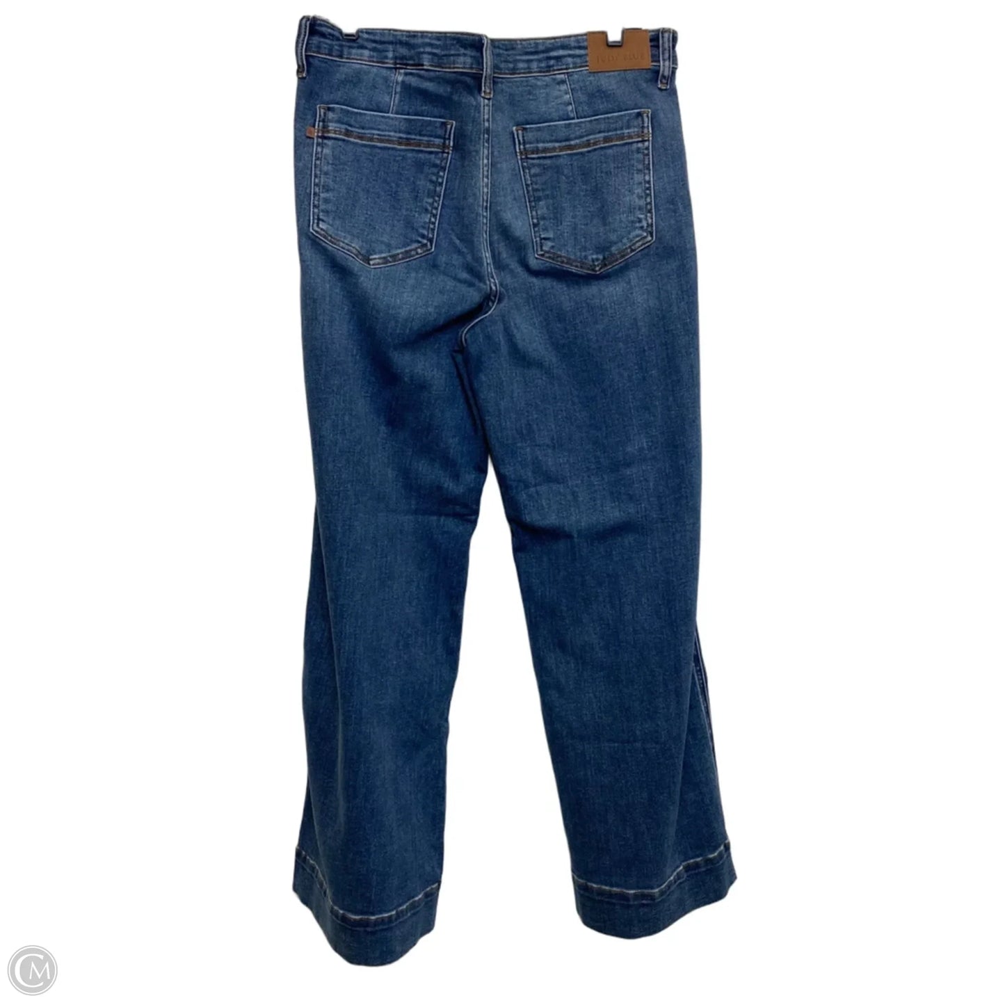 Jeans Wide Leg By Judy Blue In Blue Denim, Size: 14