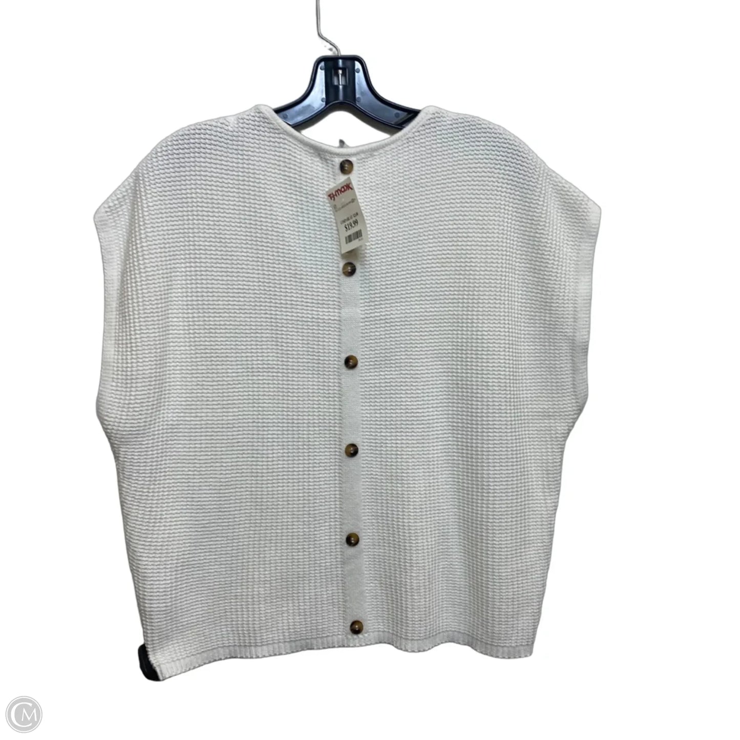Top Sleeveless By Brit. NY In White, Size: Xl