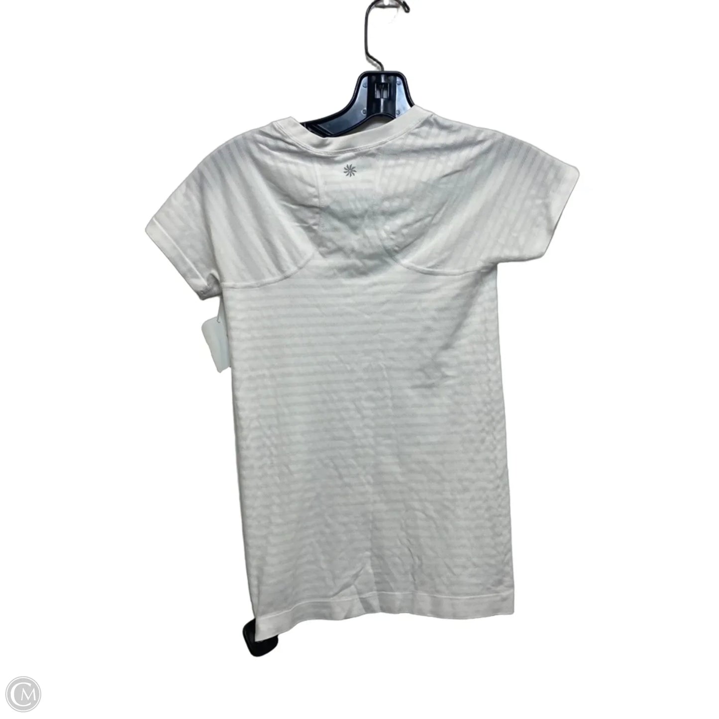 Athletic Top Short Sleeve By Athleta In White, Size: Xxs